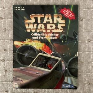 STAR  WARS   COLLECTIBLE.  Sticker and story Album. From 1996